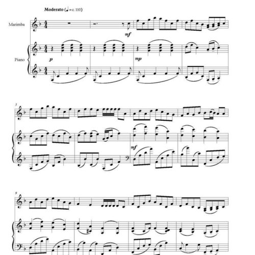 10 Pieces for Marimba by Sam Gevers