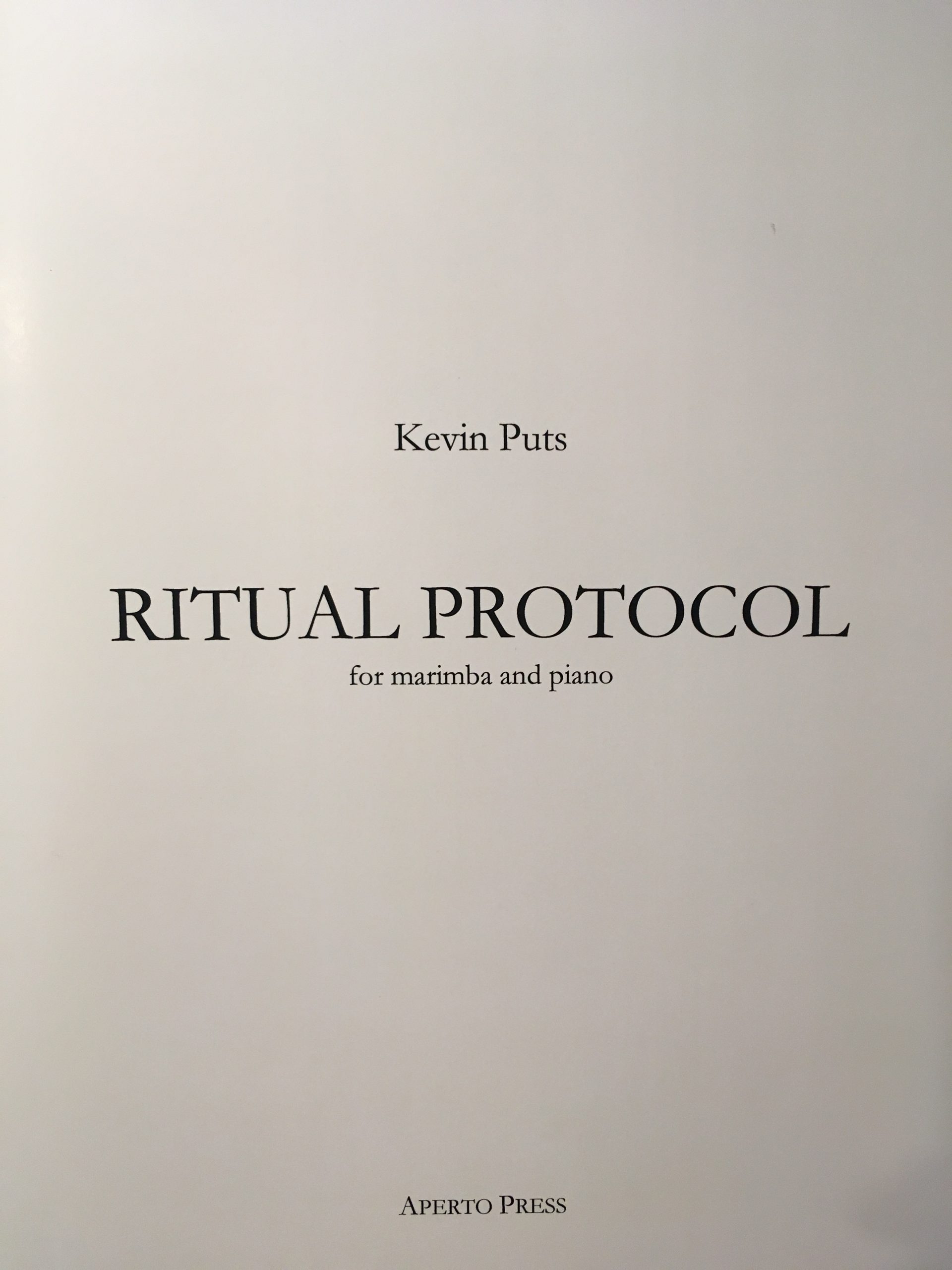 Ritual Protocol by Kevin Puts