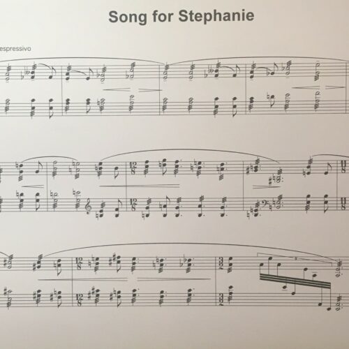 Song for Stephanie by Peter Klatzow