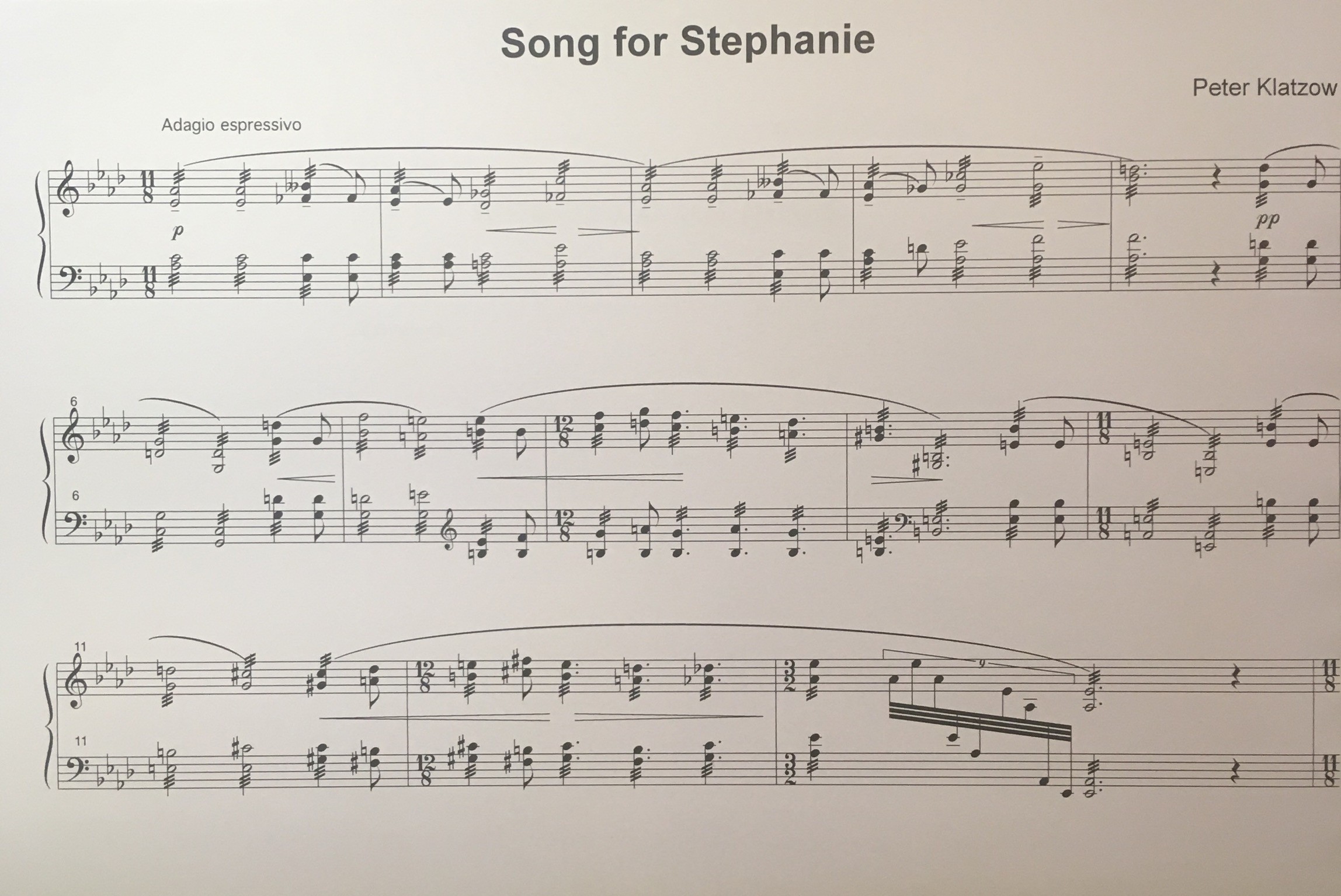 Song for Stephanie by Peter Klatzow