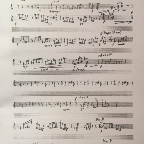 Music for xylophone by William Sydeman