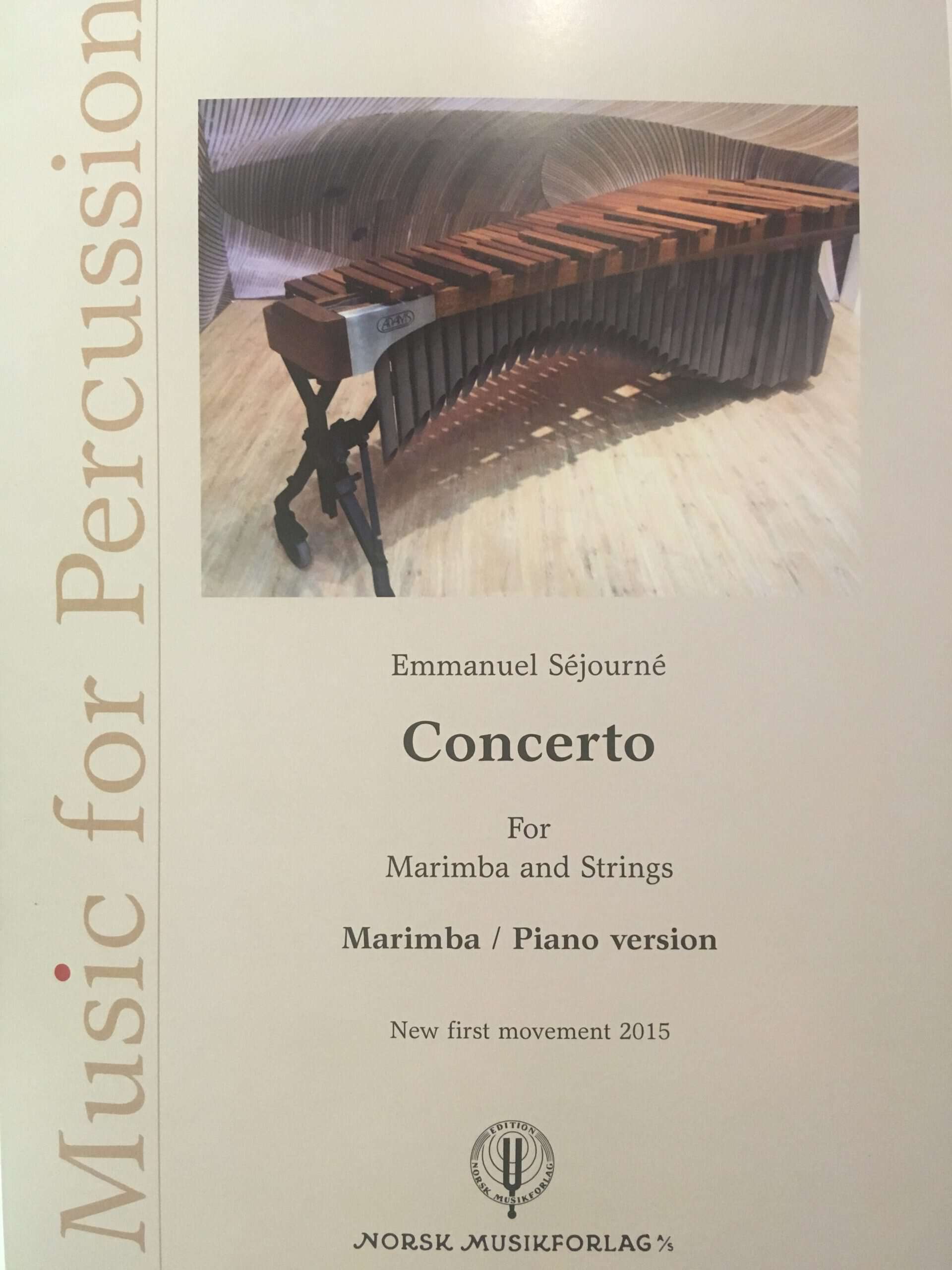 Concerto for Marimba and Strings NEW MOVEMENT by Emmanuel Sejourne