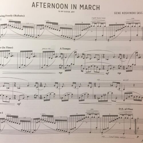 TWO - A Collection of Concert Pieces for two-mallet Marimba Solo by Gene Koshinski
