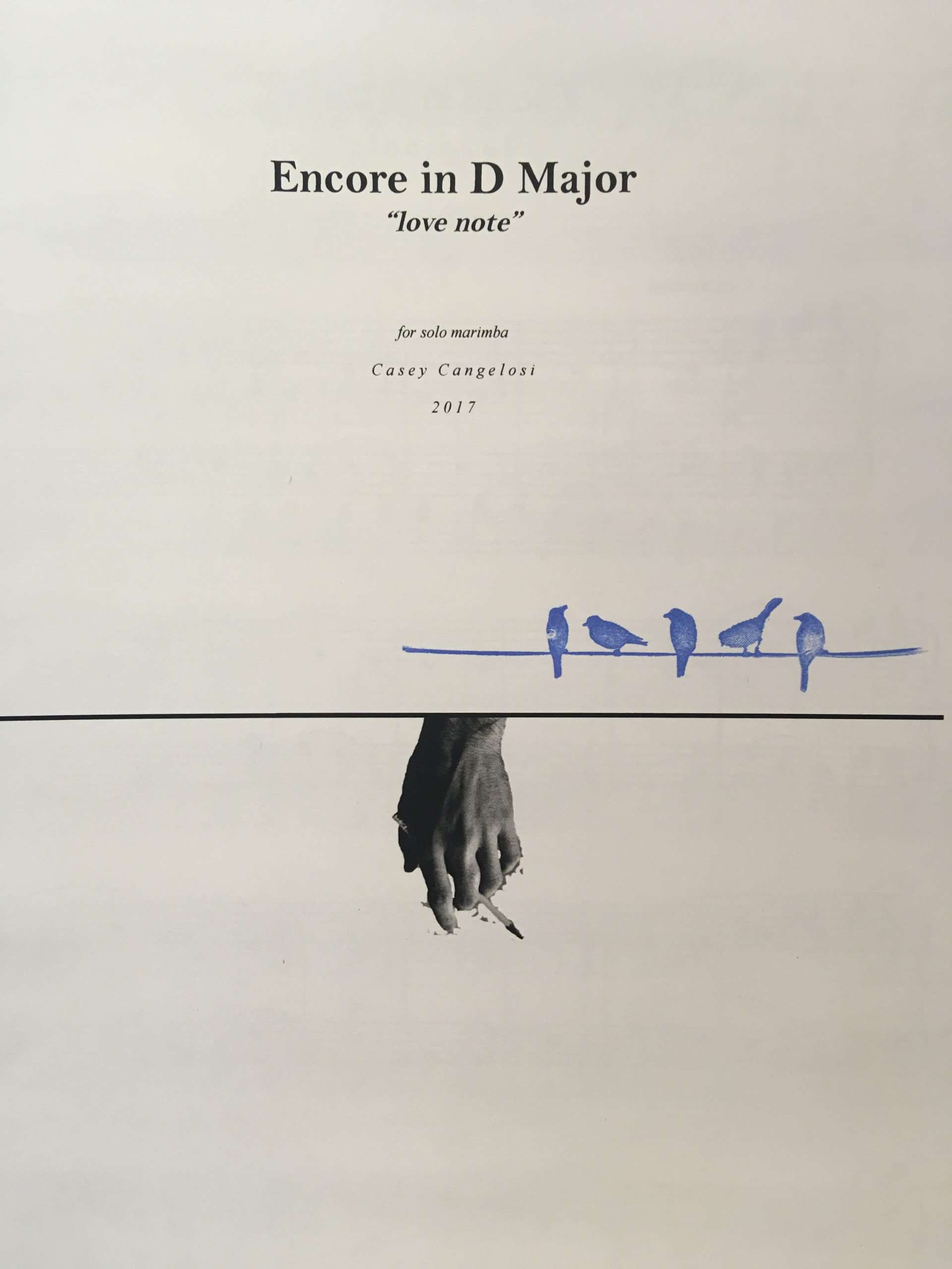 Encore in D Major by Casey Cangelosi