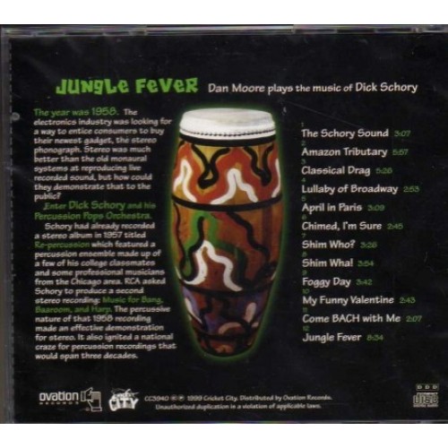 Jungle Fever: Dan Moore Plays the Music of Dick Schory CD