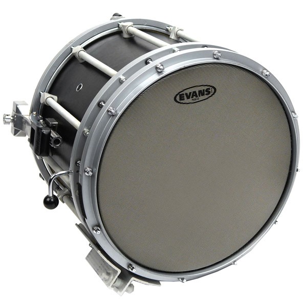 Evans 14" Hybrid Grey Marching Snare Drum Head