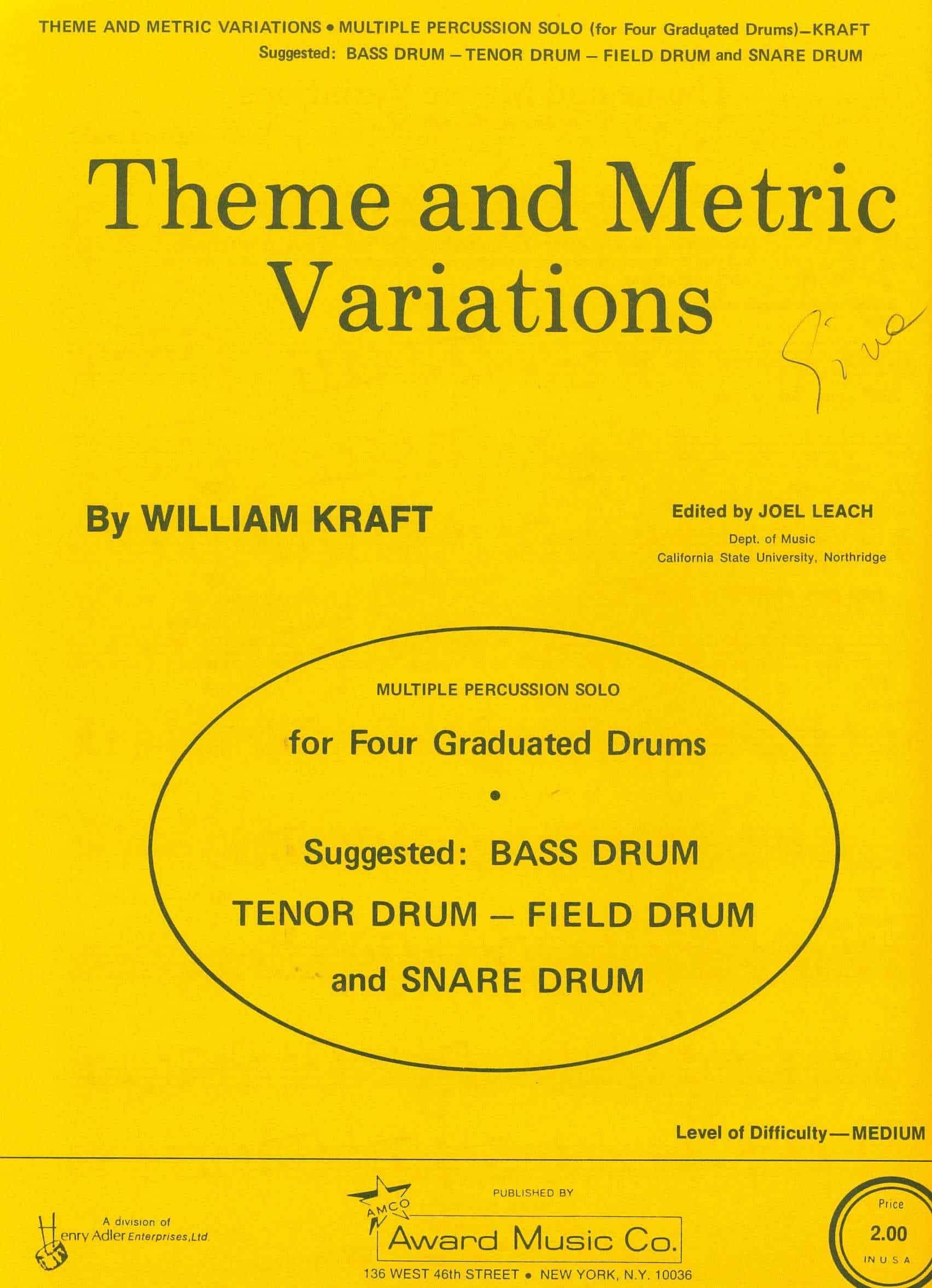 Theme and Metric Variations