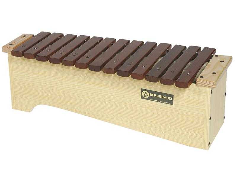 Bergerault 1.5oct Soprano Diatonic Synthetic Xylophone (Deep Resonator Box)