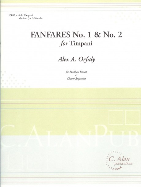 Fanfares 1 and 2 for Timpani by Alexis Orfaly