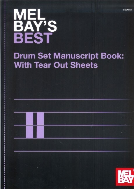 Mel Bay's Best Drumset Manuscript Book