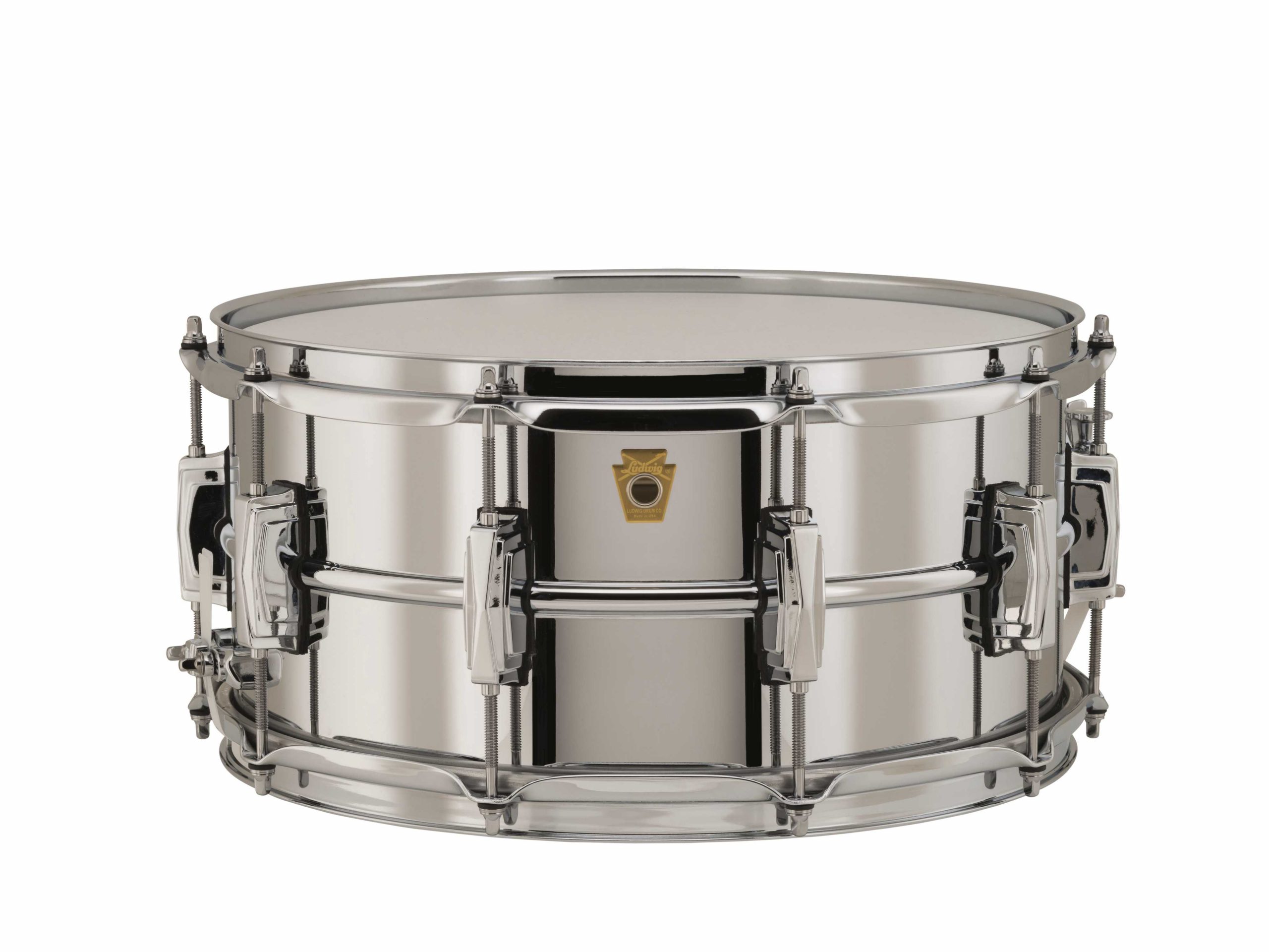 Ludwig Chrome-Over-Brass 6.5x14" Snare Drum