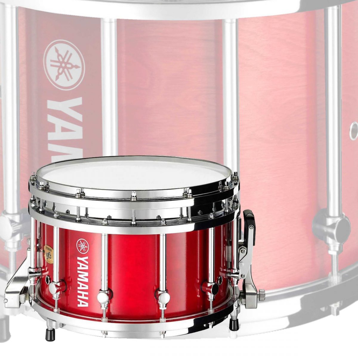 Yamaha 9300 Sforzando 14"x9" CHROME Marching Snare Drum