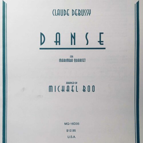Danse by Debussy arr. Michael Boo