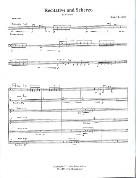 Recitative and Scherzo by Stanley Leonard