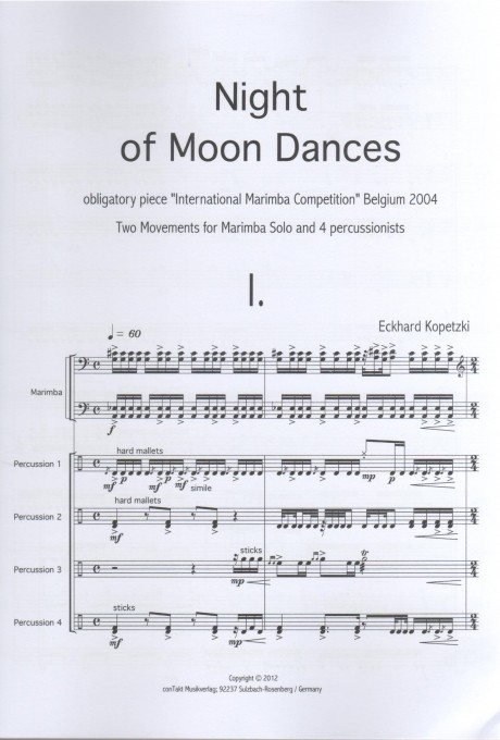 Night of Moon Dances by Eckhard Kopetzki