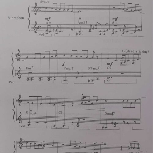 Three Vibraphone Solos Vol. 1 by Chick Corea & Jarrett arr. Jochen Schmidt
