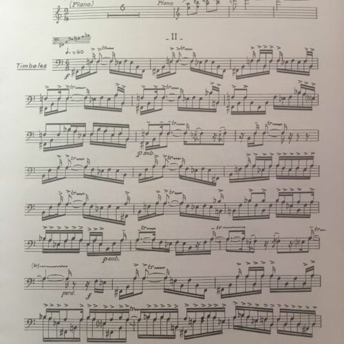 Theatre - percussion and piano by Jean Paul Holstein