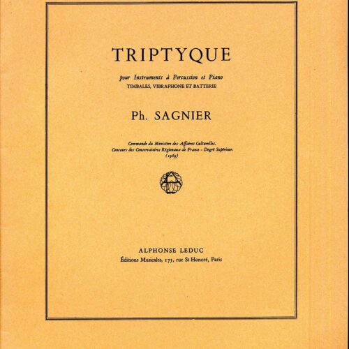 Triptyque by Philippe Sagnier