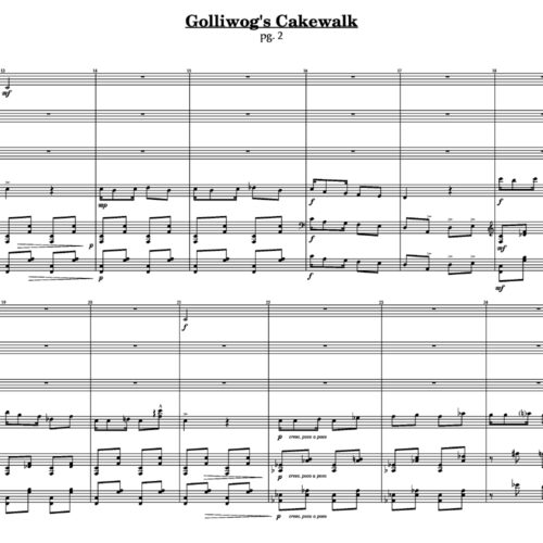 Golliwog's Cakewalk by Debussy arr. Micheal J Britt
