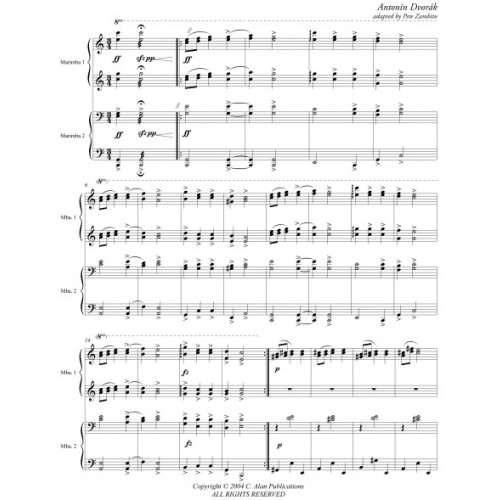 Slavonic Dance Op. 46, No. 1 by Dvorak arr. Pete Zambito