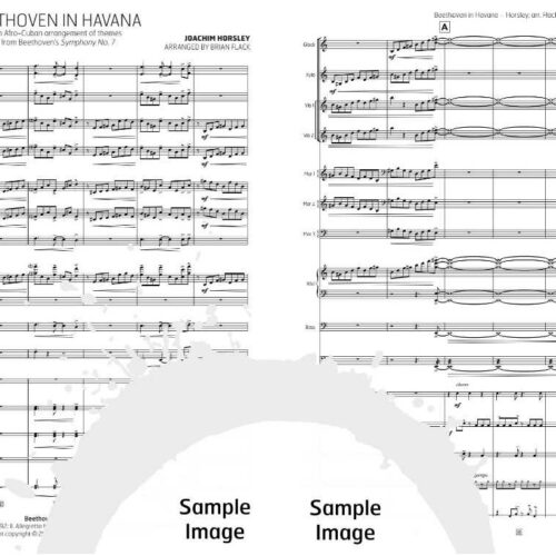 Beethoven in Havana by Houghton arr. Brian Flack