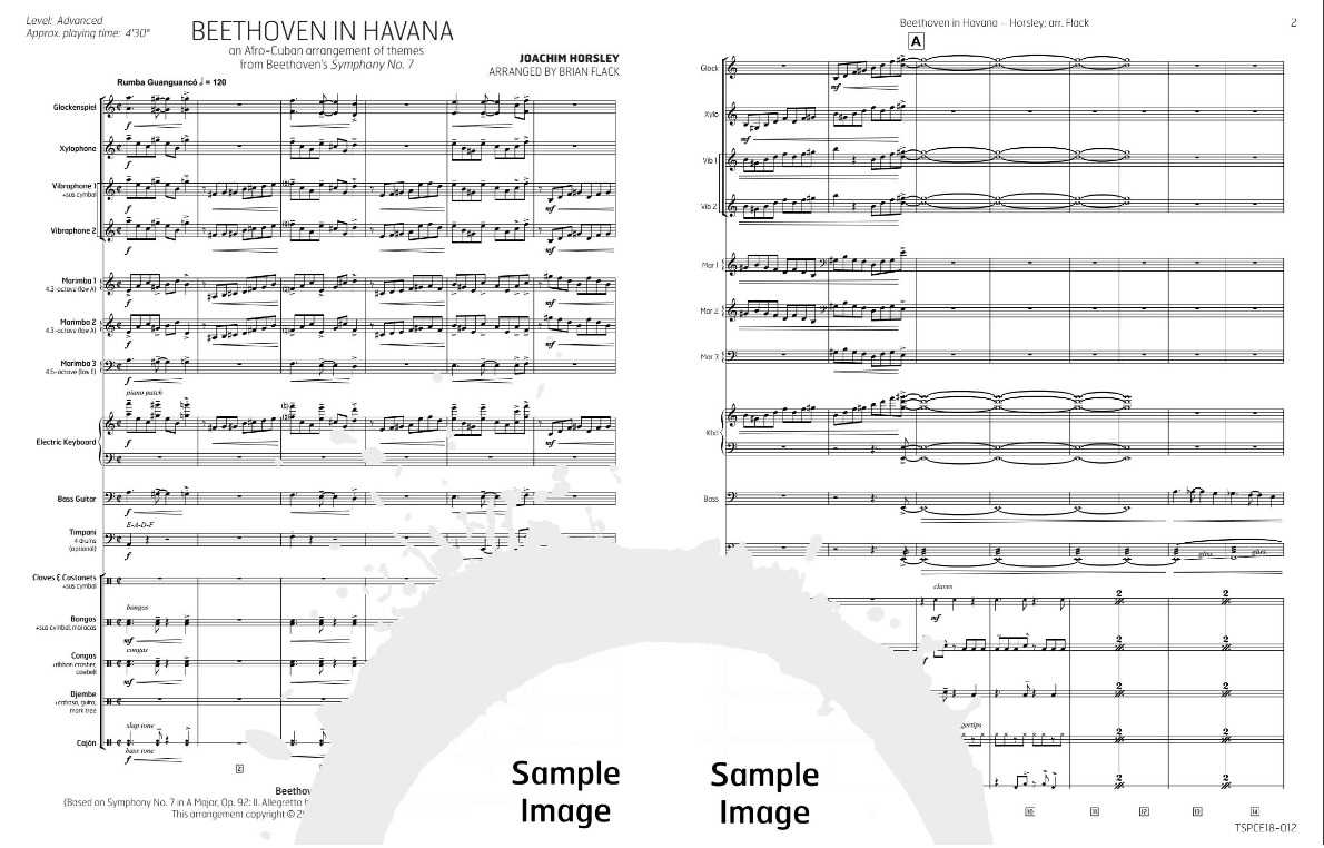 Beethoven in Havana by Houghton arr. Brian Flack