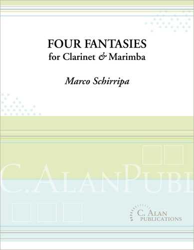 Four Fantasies for Clarinet and Marimba by Marco Schirripa