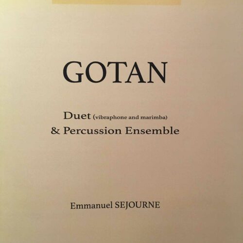 Gotan Duet & Percussion Ensemble by Emmanuel Sejourne
