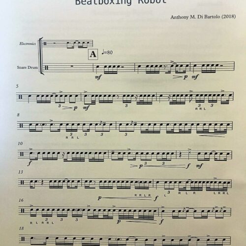 Beatboxing Robot by Anthony Bartolo