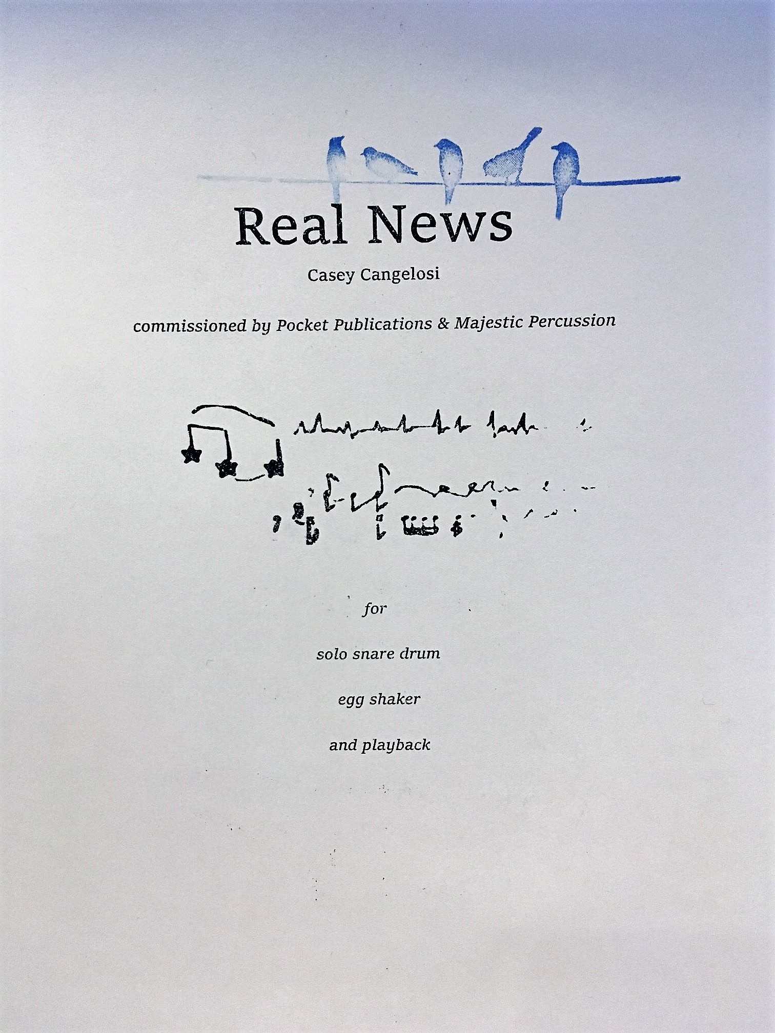 Real News by Casey Cangelosi