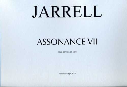 Assonance VII by Michael Jarrell