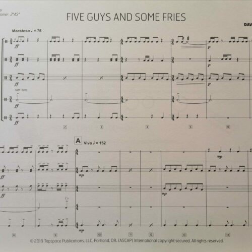 Five Guys and Some Fries by David Bakken