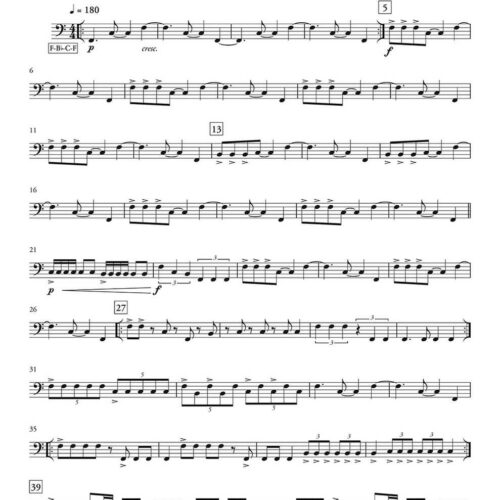 Two Dances for Four Timpani by Larry Anderson