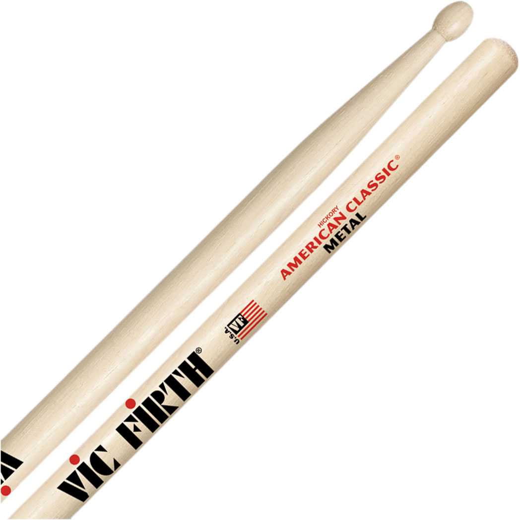 Vic Firth CM Metal American Classic Hickory Snare Drum Sticks