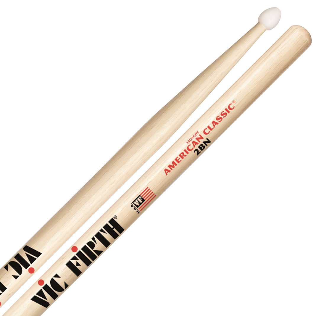 Vic Firth 2BN American Classic Hickory Snare Drum Sticks