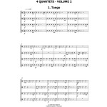 4 Quartets for Percussion - Volume 2 by Brian Wilshere