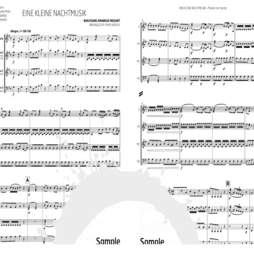 Eine Kleine Nachtmusik by Mozart arr. Mark Hunter