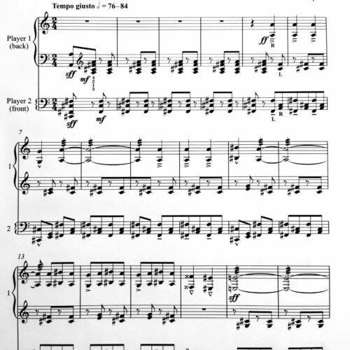 Allegro Barbaro by Bartok arr. Martin Oprsal