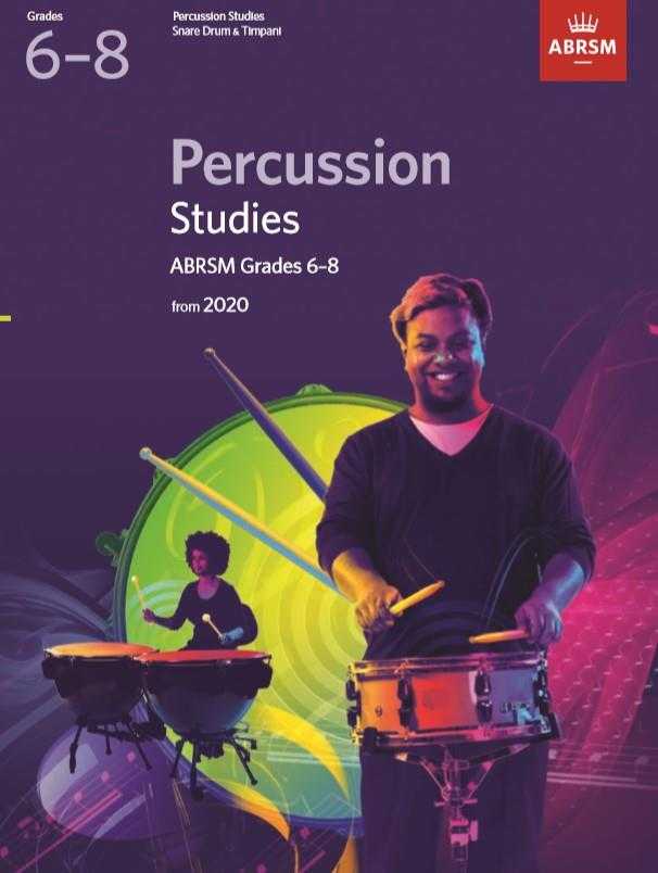 ABRSM: Percussion Studies from 2020 Grades 6–8