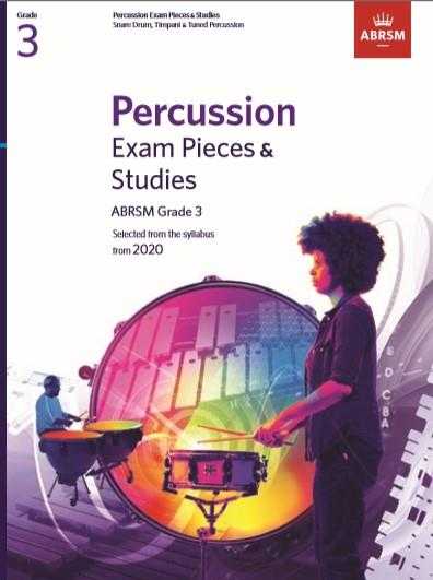 ABRSM: Percussion Exam Pieces & Studies Grade 3