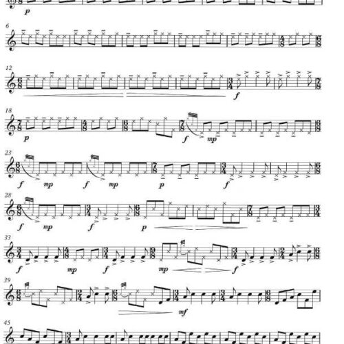 Full Steam for solo multi-percussion by José Antonio Moreno Romero