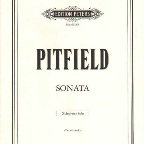 Sonata for Xylophone Solo by Thomas B. Pitfield