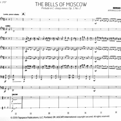 The Bells of Moscow by Rachmaninoff arr. Stephen Primatic