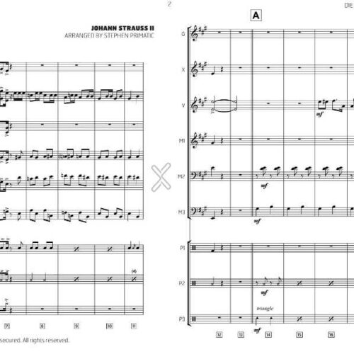 Die Fleder-Rag by Strauss arr. Stephen Primatic