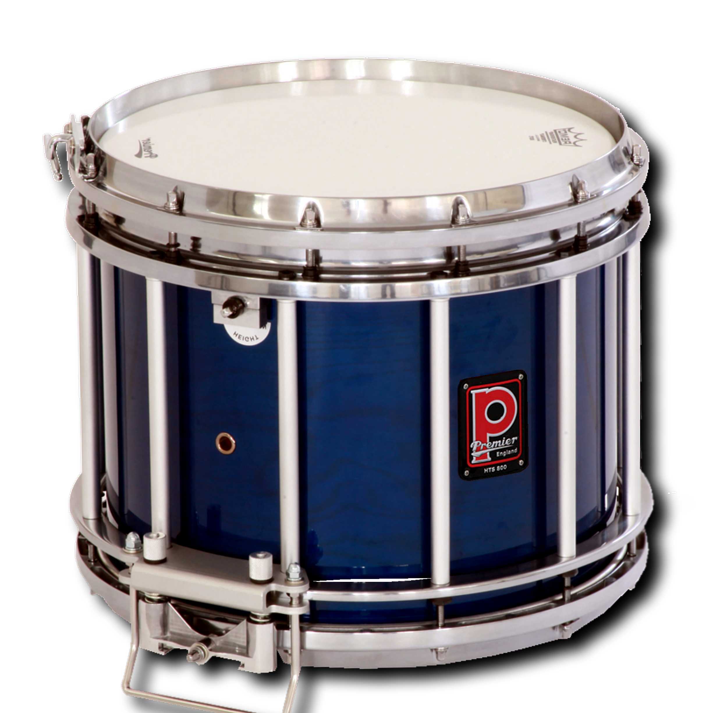 Premier Pipe Band HTS-0800-SL 14"x12" Side Snare Drum Sapphire Lacquer