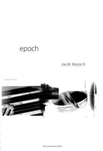 epoch by Joe W. Moore III