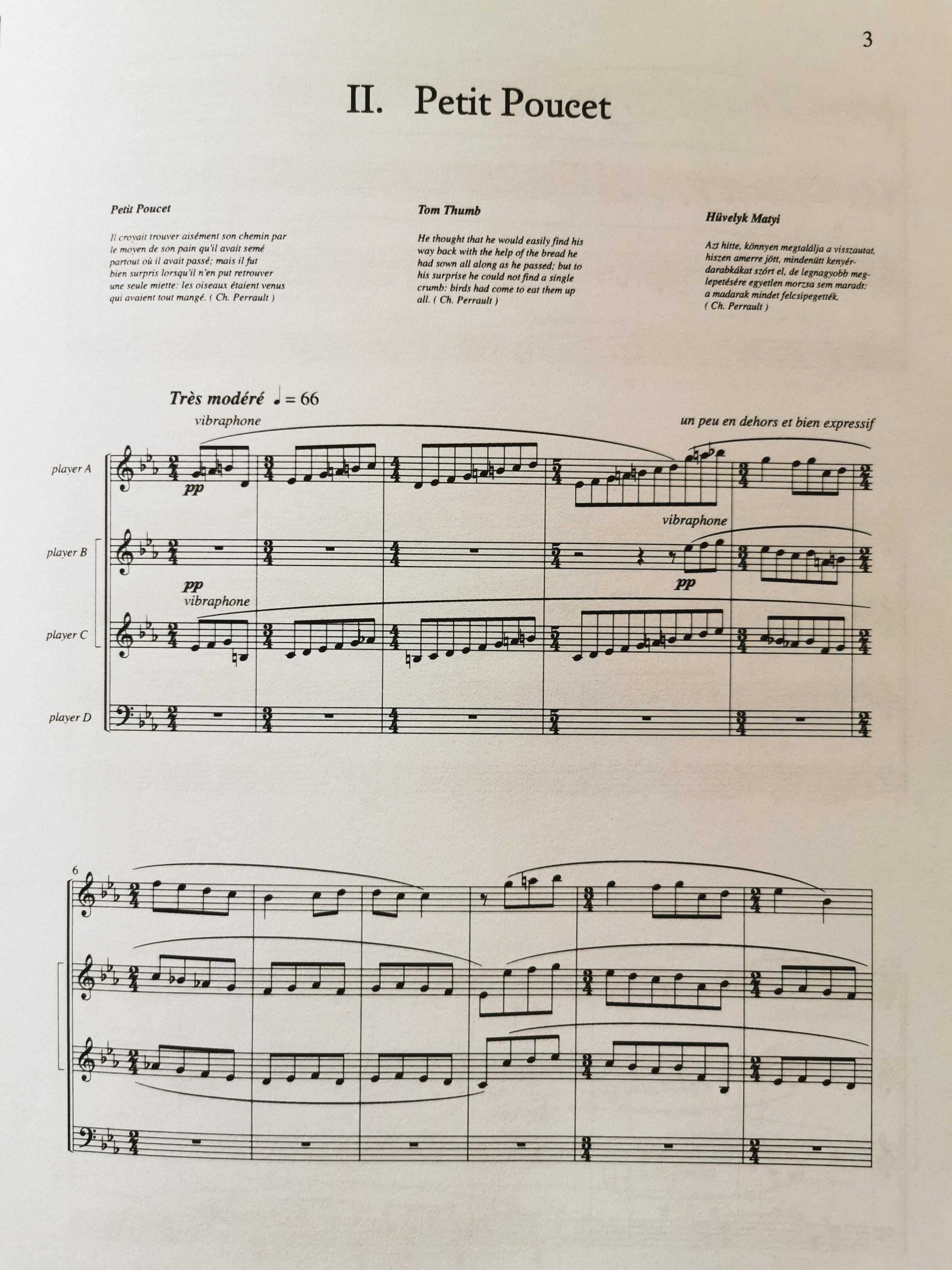 Ma mere l'oye by Ravel arr. Aurel Hollo