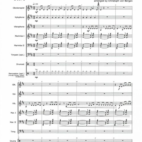 Something Just Like This by Coldplay arr. Christoph von Bergen