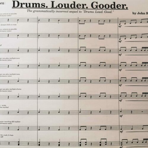 Drums. Louder. Gooder. by John R. Hearnes