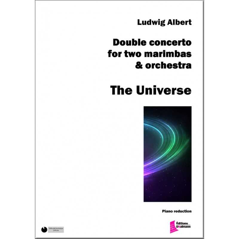Double concerto for two marimbas and orchestra The Universe by Ludwig Albert